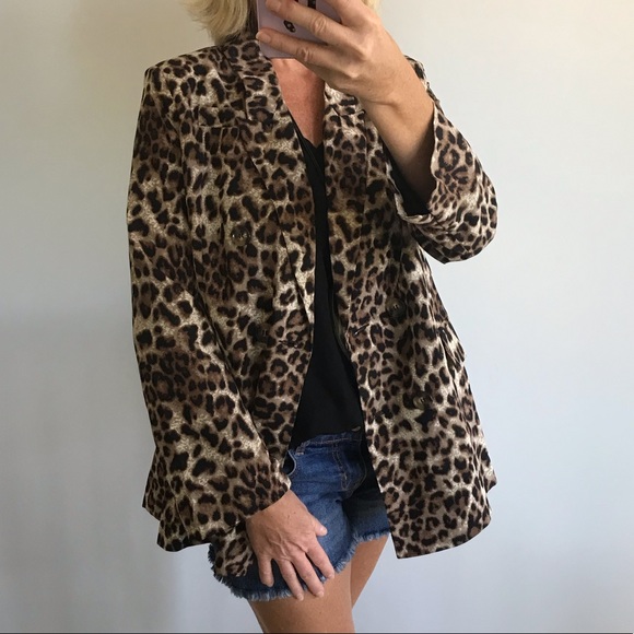 Leopard Print Blazer - Picture 5 of 6